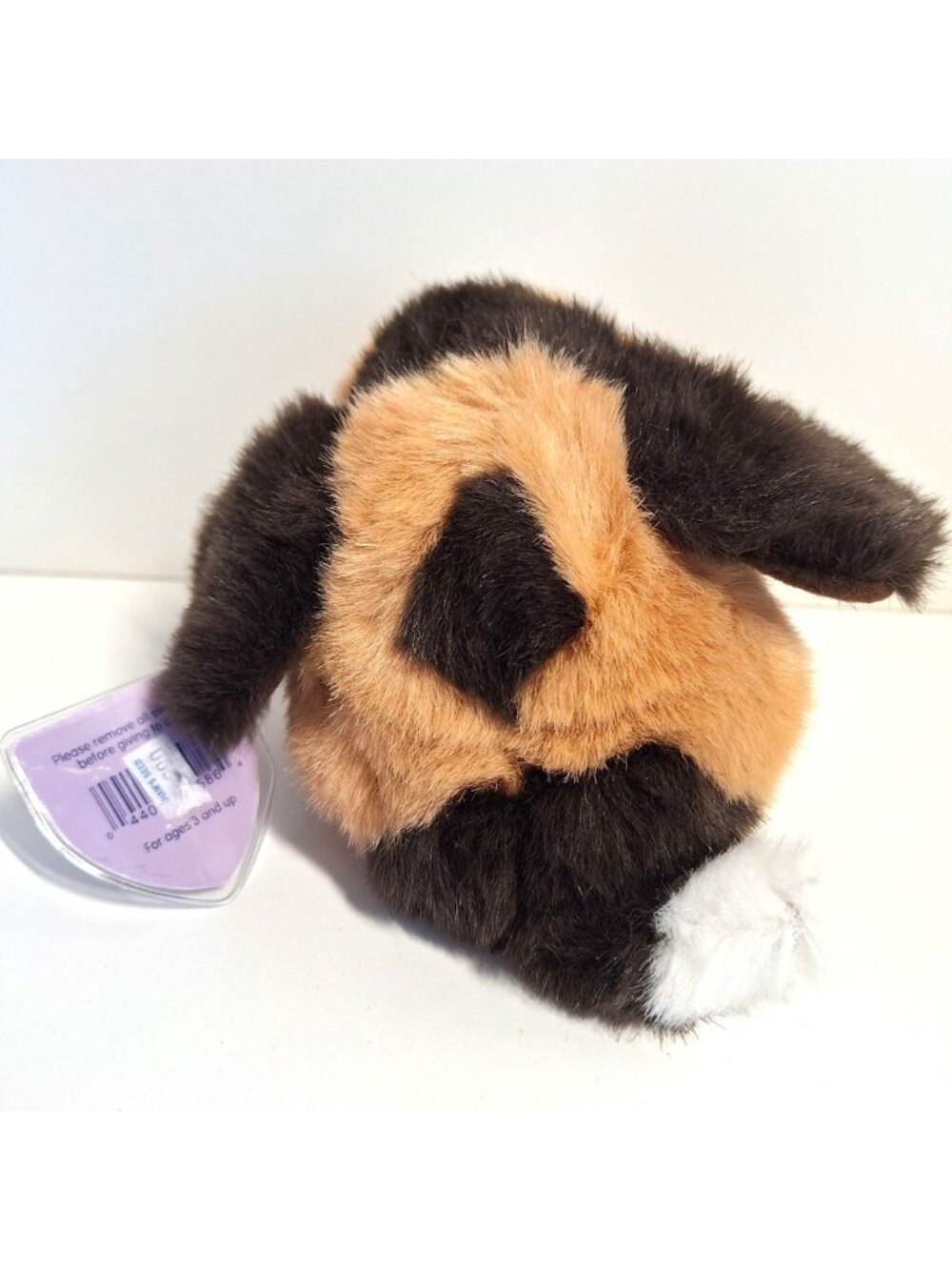 Sherlock Plush Beagle Hound Dog Puffkins 1994 Tags Swibco Brown White Vintage - Picture 2 of 7